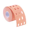 1Pc 500cm X 5 Cm Kinesiology Muscles Sports Care Elastic Physio Roll Punch Therapeutic Tape Adhesive Elbow & Knee Pads