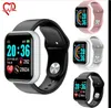 Relojes inteligentes para hombres y mujeres, reloj resistente al agua para Android IOS, reloj electrónico, rastreador de ejercicios, ritmo cardíaco Real, correa de silicona, reloj inteligente