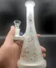 9 in Melkcrème Waterpijp Bong Bubbler Anime Cartoon Face 14mm Bowl Bongs