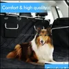 Ers Dog Home Gardendog Er Borsa da trasporto impermeabile Car Rear Back Seat Mat Cucciolo Amaca Protezione di sicurezza Pet Aessories Forniture Drop Deliver