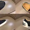 Lüks Tasarımcılar Erkekler Kanvas Ayakkabılar Retro Düşük Üst Baskılı Qualitty Örgü Slip-On Rahat Deri Ayakkabı Bayanlar Moda Karışık Nefes Sneakers Boyutu 38-45