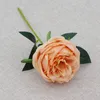 Fleur de Rose à tige unique 30 cm de longueur Roses en soie artificielles fête de mariage fleurs décoratives pour la maison blanc rose rouge DWA46188555911