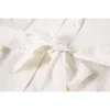 Weißes Hemd des Frauen-Kleides Abzugskragen Langarm Hohe Taille Slim Koreanische Büro Damen Elegant Casual Ins Gerade Fräsen 210515