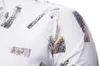 カラフルなゴールドのブロンズプリントメンズシャツの結婚式のナイトクラブパーティーシンガー男性長袖シャツカジュアルボタンダウンシャツ男性210524