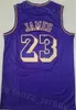 Heren LeBron James basketbalshirt 23 6 Zwart Blauw Wit Geel Paars Teamkleur TuneSquad All Stitched Uniform For Sport Fans Ademend City Earned High