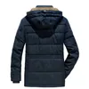 Men Winter Hooded Thick Fleece Parkas Jacket Hat Detachable Coat Men Outdoor Military Casual Pockets loose Parka Jacket Men 6XL 210819