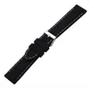 Silicone Gummi Watch Band för Fossil Watchband 18mm 20mm 22mm 24mm Män Kvinnor Resin Strap Belt Armband Loop Armband Svart röd H0915
