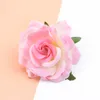 50 Pieces Silk Roses Flower Wall Home Decor Wedding Bridal Accessories Clearance Diy Wreath Needlework a Cap Artificial Flowers