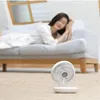 Draaibaar schudden hoofdkwaliteit E808 USB-fan draagbare opvouwbare aanraakbediening LED-functie oplaadbaar met doos