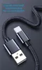Höghastighets mobiltelefonkablar Stark flätad Data Linje Kabel Typ-C Mirco USB Laddningsadapter Telefon Fast Charge