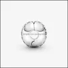 Charms smycken fynd komponenter 100% 925 sterling sier mousserande linje klipp charm passar original europeiska armband mode aessory droppe