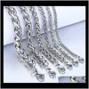 Link, Bracelets Drop Delivery 2021 Titanium Mens Flower Basket Stainless Steel Fashion Keel Chain Bracelet Jewelry Low Price Wholesale Ojy26