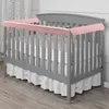 Beddengoed Sets Drie-Stuk Katoen Wiegbescherming Wrap Edge Baby Anti-Bite Solid Color Bed Fence Goodrail Care Safety Fantageinive