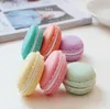 1000 PCS Sweet Macarons Scatola di immagazzinaggio Colore di caramelle per gioielli orecchino scatole di uscita vivente all'ingrosso essenziale