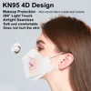 20 kleuren volwassen maskers KF94 10 stks / pak KN95 4 Laag 95% Filter Mode Luxe Herbruikbare Ademende ademhalingstoestel Ontwerper Gezichtsmasker Volwassen Mascherine DHL-schip in 12 uur