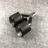 One Piece Outlet 89mm Y Modello Akrapovic Terminali di scarico per tubi di scarico universali in fibra di carbonio per auto Dual Silenziatore Tips290n