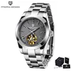 Tourbillon 40mm PAGANI DESIGN Men's Watch Mechanical Automatic Top Men Wristwatches243w