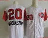 Män kvinnor ungdomar Frank Robinson basebolltröjor syade anpassa alla namnnummer Jersey XS-5XL