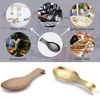 Dinnerware Sets Coppery Stainless Steel Spoon Rest For Kitchen Counter Cooking Utensil Ladle Holder Stove Large Size Spatula