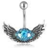 YYJFF D0736 Wing Belly Navel Stud Mix kleuren