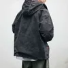 Primavera otoño alta calidad streetwear con capucha chaqueta de carga hombres ropa militar táctico camuflaje abrigo harajuku moda sudadera con capucha 211214