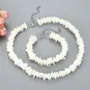 Chokers 2021 Bohemian Natural Puka Shell White Color Irregular Chip Choker Necklace For Women Men Collares De Moda Kolye299A