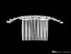 Kadın Saç Takı Kalp Şekli Rhinestone Tiaras Düğün Balo Gelin Taç Headdress Kristal Dekor Tiara (Gümüş)