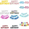 En gros 16 pouces lettre ballons lettres ensemble joyeux anniversaire feuille d'aluminium ballon décorations de fête ST1115