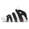 Tamaño grande EE. UU. 11 Uptempos Zapatillas de baloncesto 36-45 Hombres Scottie Pippen Black Bulls Hoops Pack White Varsity Red Sports Mujeres más ptempo Peace Love zapatillas de deporte de calidad superior