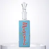 Bouteille de boisson de style de Noël Narguilé 7 pouces Mini petite huile Dab Rigs Bongs en verre de Noël Tuyaux d'eau communs de 14 mm