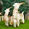 Casa Desenzenagem Alpaca Boneca Doll Festa Decoração 2022 Presente de Ano Novo para Crianças Adornos de Navidad Decorações de Natal