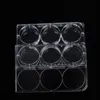Suministros de laboratorio Placa de cultivo de 6 pocillos, laboratorio de células de fondo plano, bacteriano
