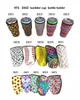 Reusable 20oz Tumbler Holder Cover Bags Iced Coffee Cup Sleeve Neoprene Insulated Sleeves Mugs Cups Water Bottle Cover With Strap DAJ294