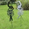 Ogród Dekoracyjne Stacz Wróżki i Dandelions Dance Razem Metal Ogród Yard Art Decor Lawn Krajobraz Rzeźba Dekoracja Q0811