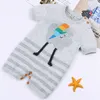 Autunno Inverno Baby Girl Vestiti a maglia Born Romper Infant Tuta per ragazzo 210429