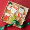 Gift Wrap 30pcs Macaron Packaging Box Biscuit Candy Carton Window Transparent Wedding Birthday Baking Boxes