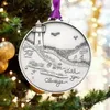 Party Favor Christmas Pendant Memorial Ornament Decorations for Home 2022 New Year's Decor When Someone You Love Becomes A Memory T2I51359