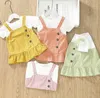 Sommer Childrem Baby Mädchen Kleid Plaid Gedruckt Kurzarm Nette Kleider Einteilige Mode Schöne Kinder Mädchen Röcke Kleidung Großhandel G717TQ9