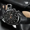 Men Watch CHEETAH Waterproof Quartz Men Watches Chronograph Sport Wristwatch Leather Business Male Clock Watch With Box 210804