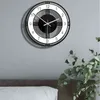 Nero 3D fai da te creativo pareti orologi decorazione della casa grande orologio da parete design moderno grandi orologi da parete decorativi orologio da parete unico H1230