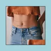 Belly Chains Body Jewelry S2129 Fashion Bikini Beads Belt midja Simple Belt Chain Drop Delivery 2021 CNUPO