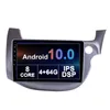 Carro DVD GPS Navegação Android 10.0 Radio Player Touch Screen HD Head Unit Video Audio para Honda Fit 2008-2010 2011-2013 RHD