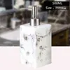 Lotionflaska 500 ml harts tvål Creative El Marmor Shampoo Dispenser Press Hand Sanitizer Set 211206