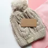 8 Colors Winter Knitted Beanie Fashion Designer With Ball Rhombus Crochet Brand Warm Women Skull Caps8733451