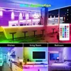 Streifen LED-Lichtstreifen 2835 DC12V Fernbedienung Lichter für Zimmer Umgebung Home Decor Wand Schlafzimmer Flexible Diode 5M 10M 15M221Q