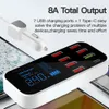 8Ports 40W Quick Charge 3.0 Car Adapter Tablet USB QC3.0 Fast Phone Charger For iPhone xiaomi huawei samsung