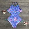 Ein Stück 11-16 Jahre Sommer Afrika Stil Kinder Mädchen Bikini Set Teen Print Einteiligen Badeanzug Strand Bademode für Mädchen