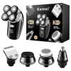 5in1 Nat / Droog Scheermachine Professioneel Scheerapparaat Oplaadbare Elektrische Scheermes voor Mannen Haar / Neus / Beard / Face Grooming Kit P0817