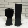 2023 Designer Australien Australiska skor St￶vlar Kvinnor Kvinnor M￤n Winter Snow Takato Glitter Fluff Furry Satin Boot Ankel Punk Booties L￤der utomhus #FC