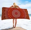La dernière serviette de plage imprimée 140x70cm, crème solaire à fibre ultra-fine de style mer et séchage rapide, les glands se sentent doux, prennent en charge le logo personnalisé
